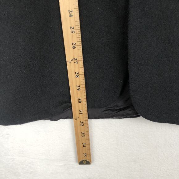 VTG LANDS' END Camel Hair Blazer Men's Sz 48R Black Sport Coat Classic USA Made‎ - Picture 9 of 16